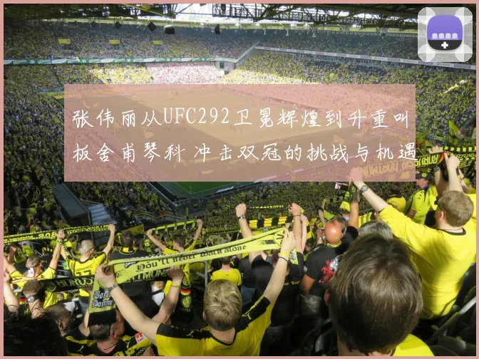 张伟丽从UFC292卫冕辉煌到升重叫板舍甫琴科 冲击双冠的挑战与机遇深度前瞻